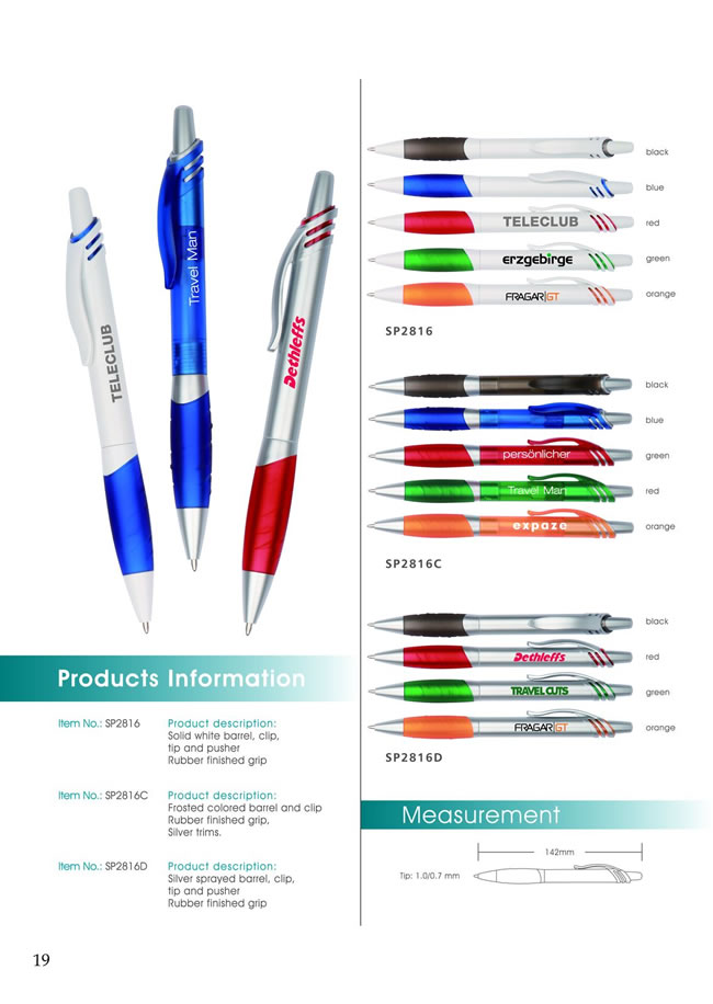 Maxmore Trading Co., Ltd. Plastic Pen series